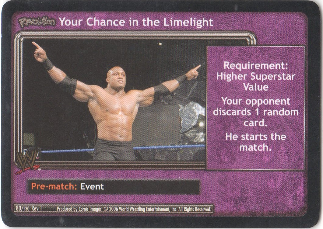 Your Chance in the Limelight